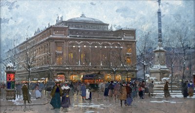 Place du Châtelet - Eugene Galien Laloue